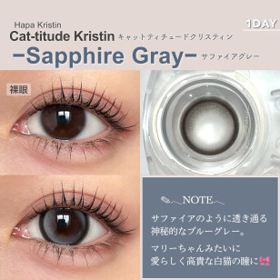 Cat-Titude Kristin 1Day — Sapphire Gray 日抛 10片裝